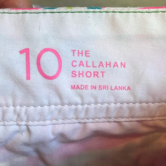 Lilly Pulitzer "Palm Reader" The Callahan Shorts Sz 10 - Picture 10 of 16